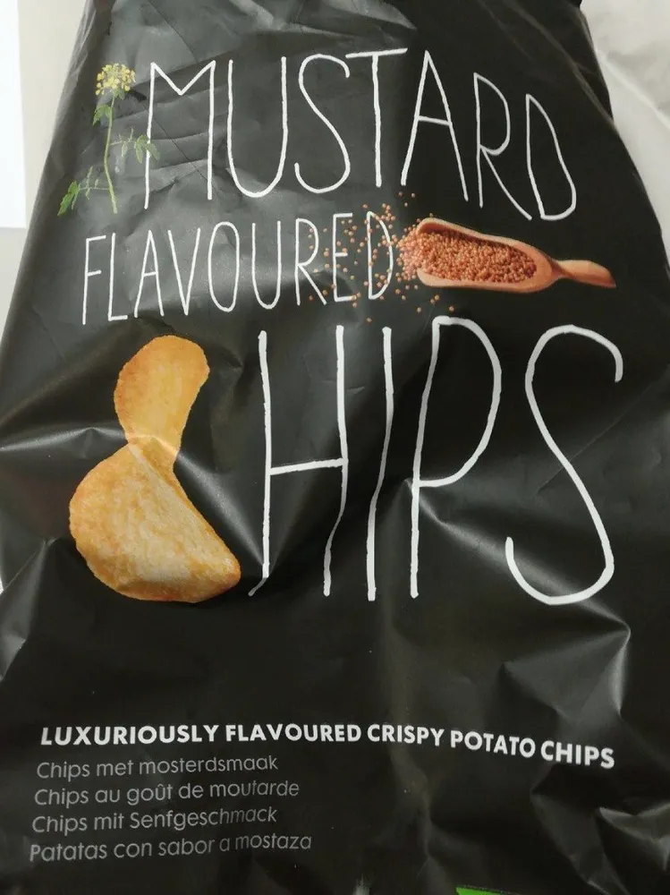 Mustard flavoured chips