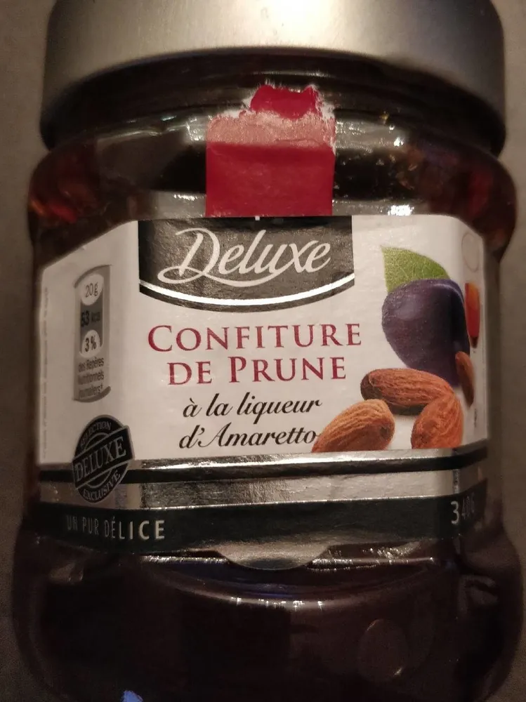Confiture de prune à la liqueur d'Amareto