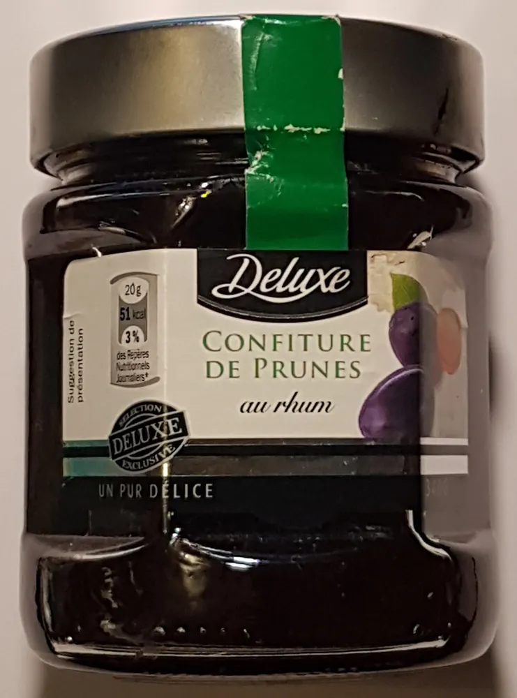 Confiture de Prunes au rhum