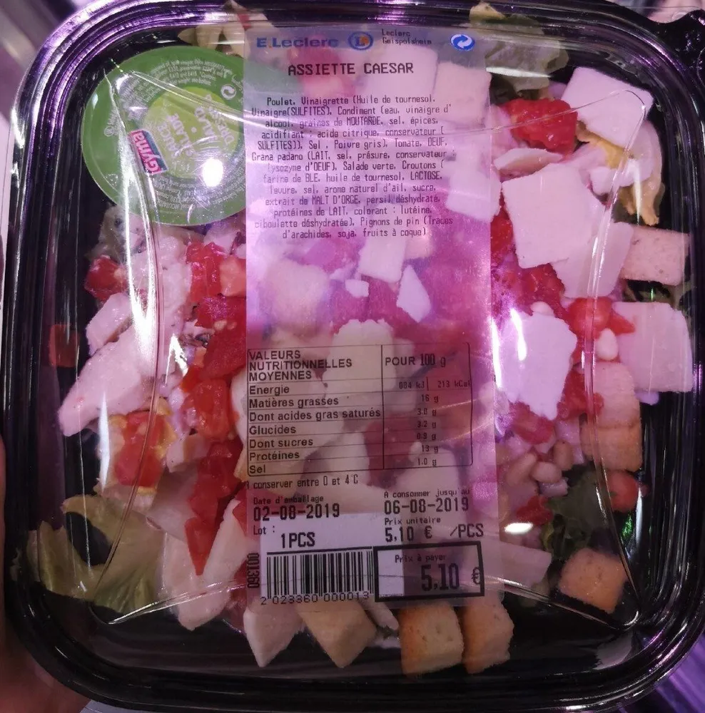 Assiette caesar