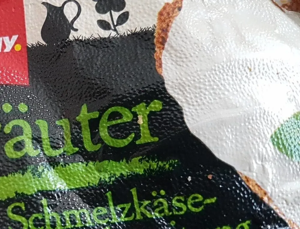 Kräuter schmelzkäsezubereitung