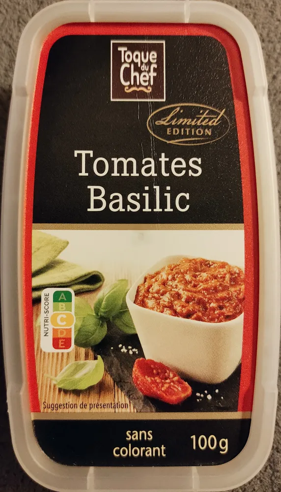 Tartinade Tomates Basilic