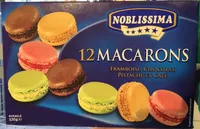 Assortiment de 12 macarons garnis surgelés
