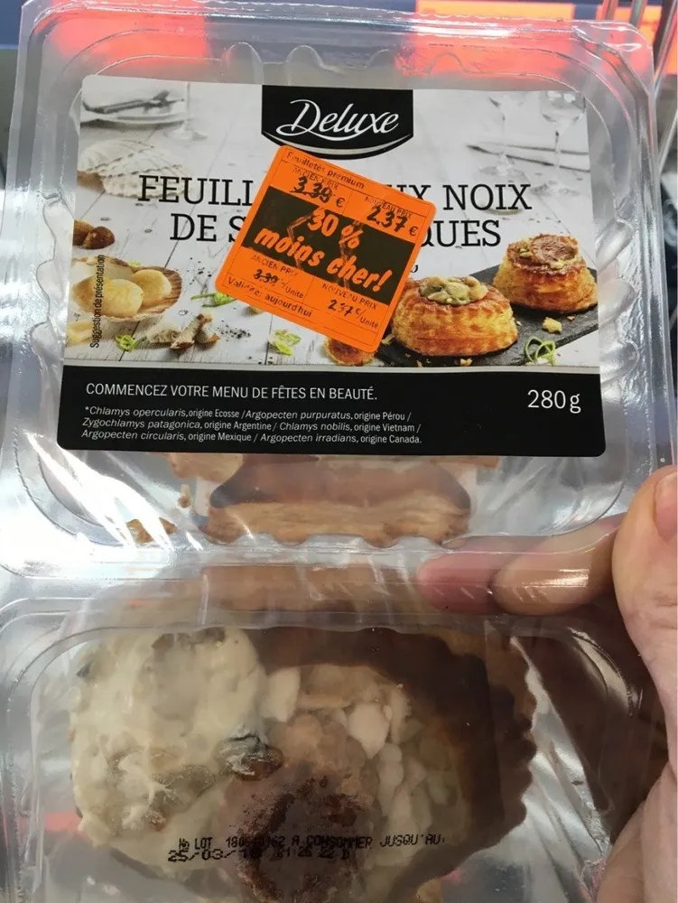 Feuilletés au Noix de Saint-Jacques et Champignons des Bois