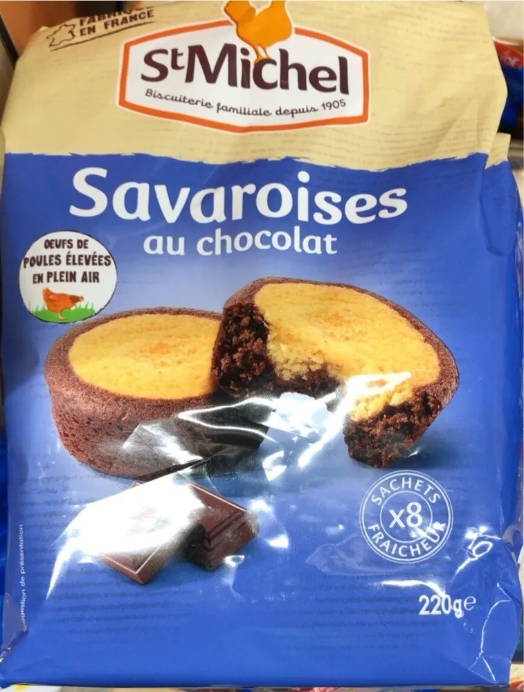Savaroises au chocolat