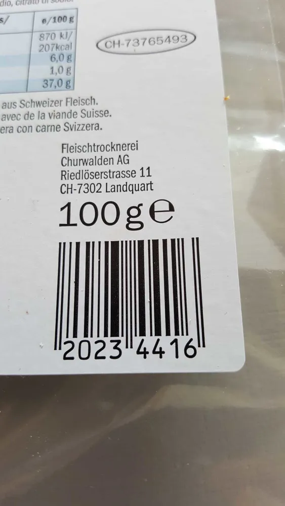 Trockenfleisch