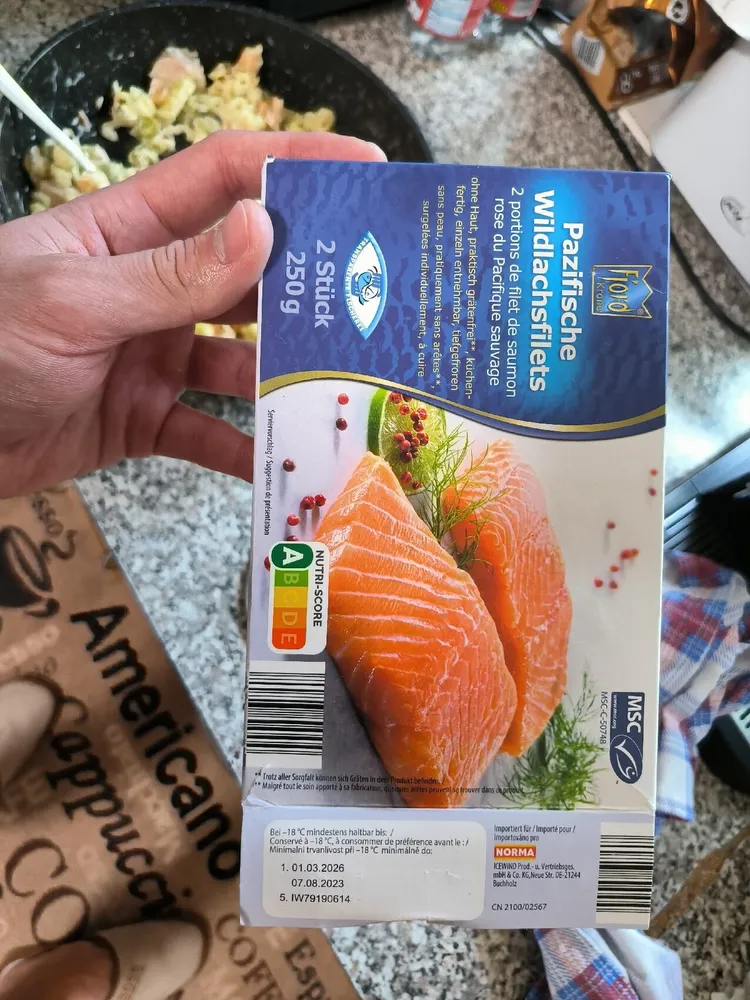 Pazifische Wildlachsfilets