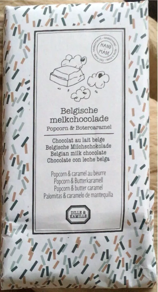 Chocolat au lait et popcorn