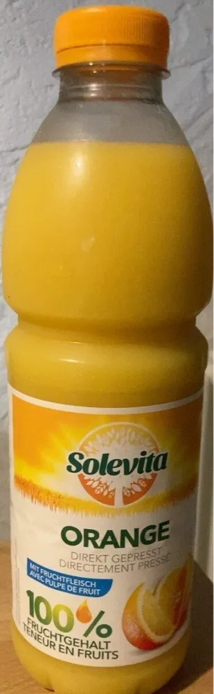 Orange Direkt Gepresst
