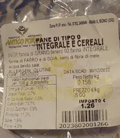 Pane integrale e cereali