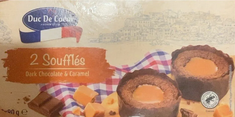 2 Soufflés Dark Chocolate & Caramel