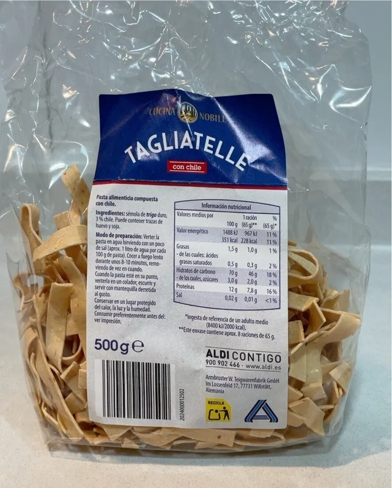 Tagliatella con chile