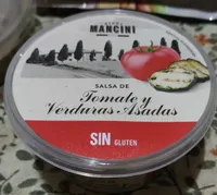 Tomate y verduras asadas