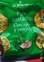 Pan tostado con ajo y perejil