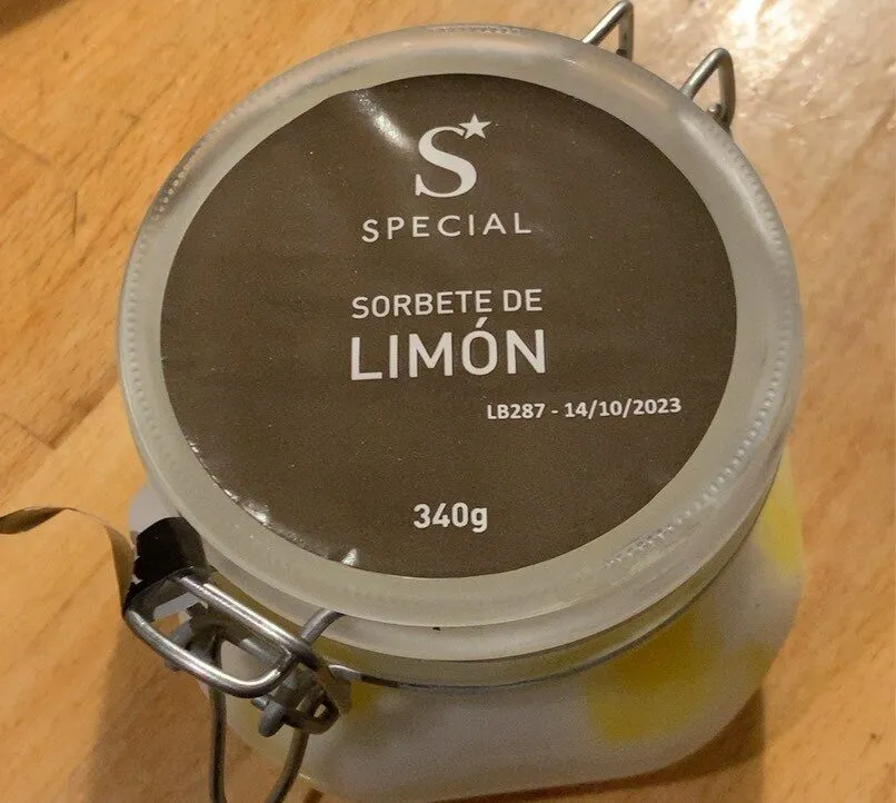 Sorbete de Limón