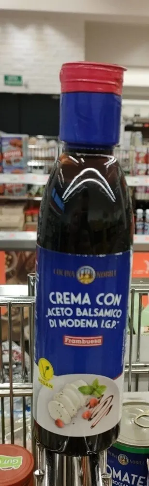 Crema con acento balsámico di modena
