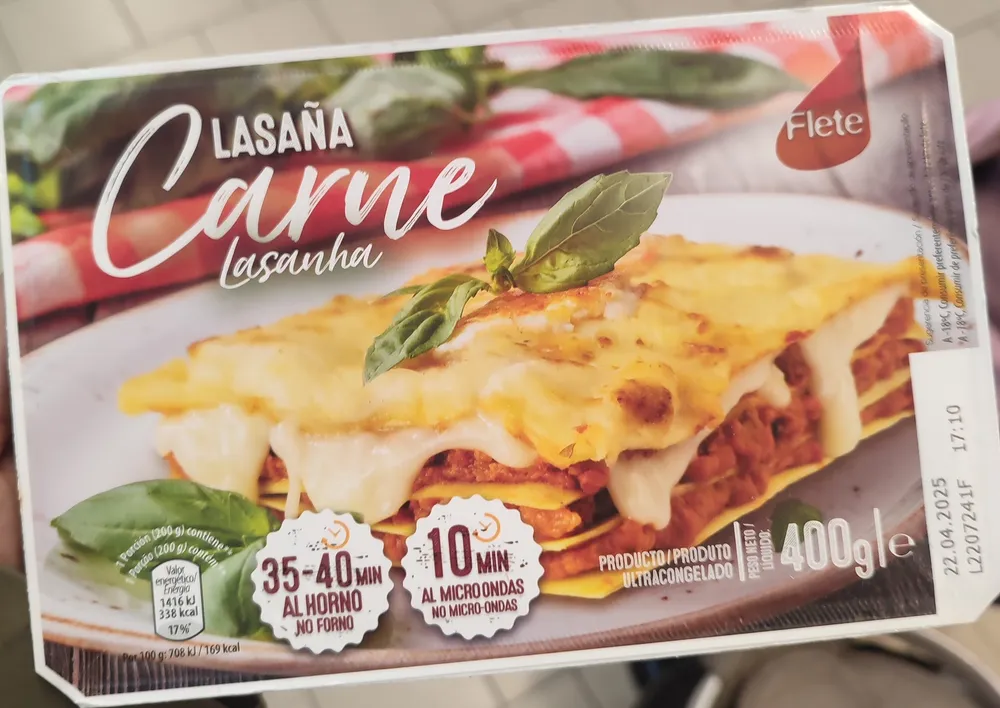 Lasanha Carne
