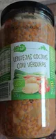 Lentejas cocidas con verduras