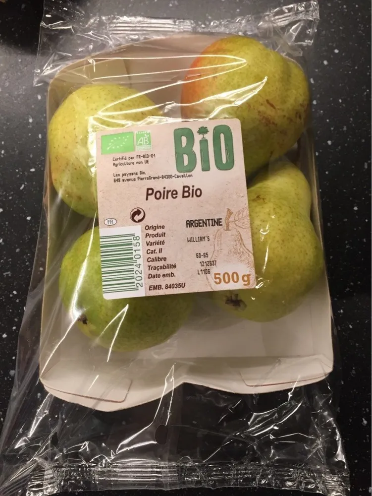 Poire bio