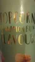 Pop-corn  cinnamon bun flavour