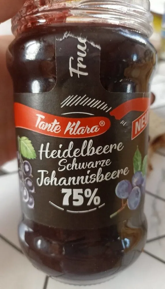 Heidelbeere schwarze johannisbeere