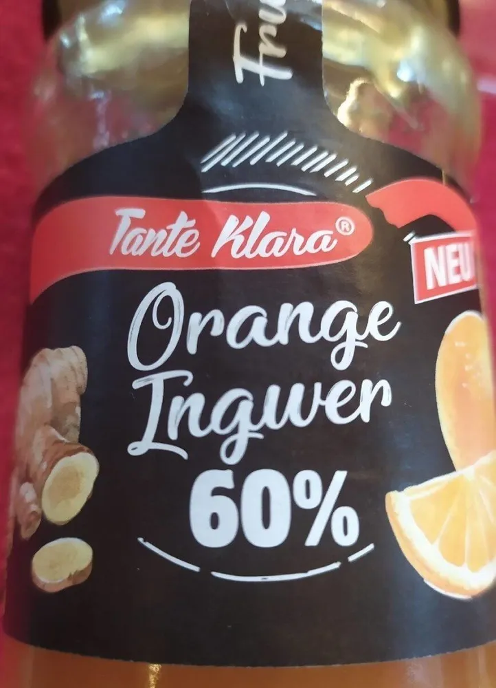 Fruchtaufstrich Orange-Ingwer