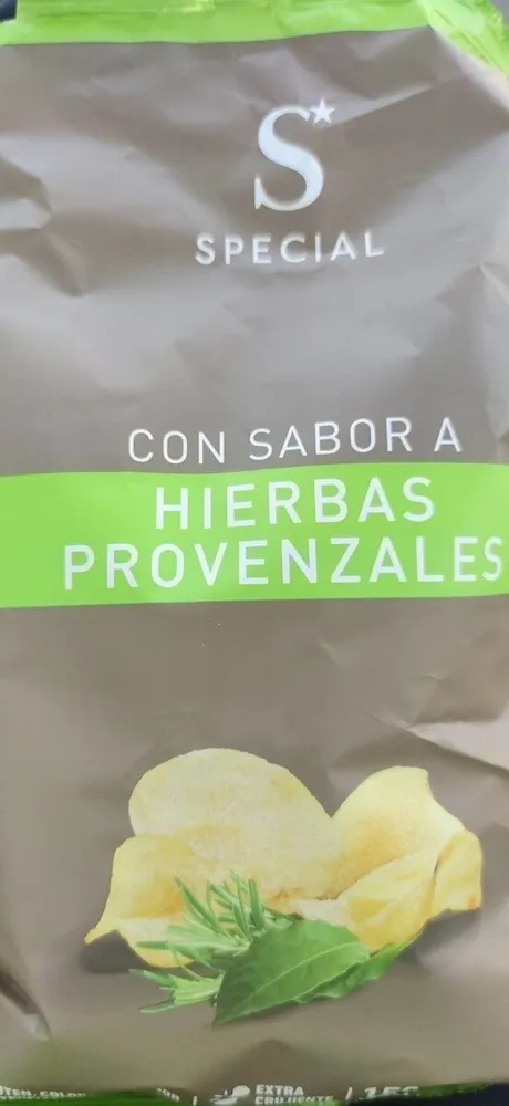 Patatas fritas con sabor hierbas provenzales