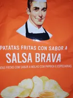 Patatas fritas con sabor a salsa brava