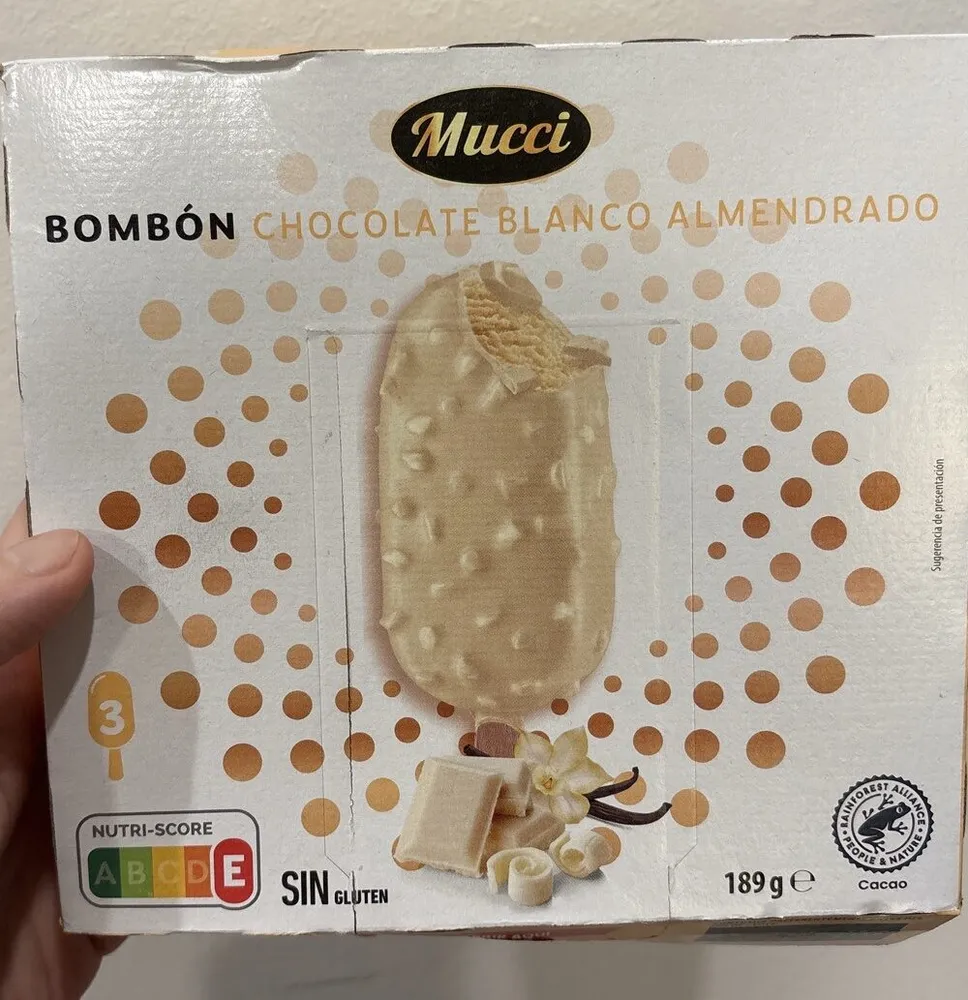 Bombón Chocolate Blanco Almendorado