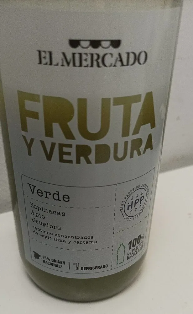 Zumo de frutas y verduras