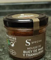 Mousse de buey de mar y txangurro