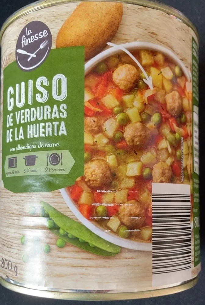 Guiso de verduras de la huerta