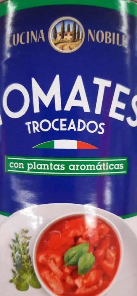 Tomates troceados
