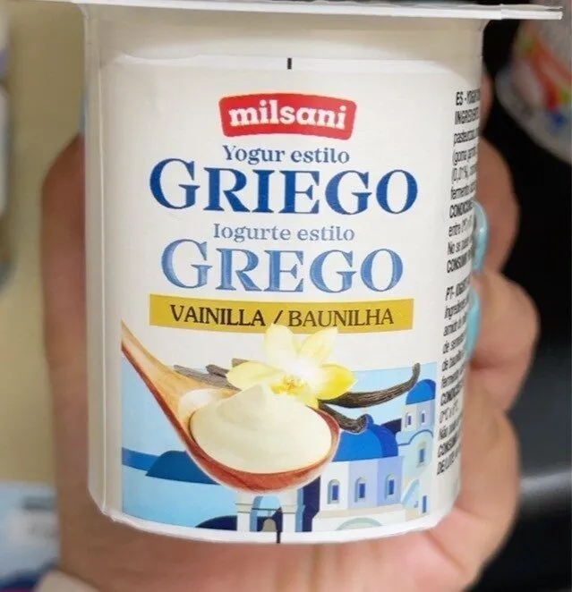Yogur estilo griego vainilla