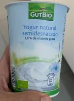 Yogur natural semidesnatado