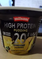 High protein pudding