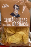 Patatas extragruesas con sabor a barbacoa
