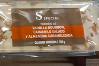 Turrón de vainilla bourbon, caramelo salado y almendra