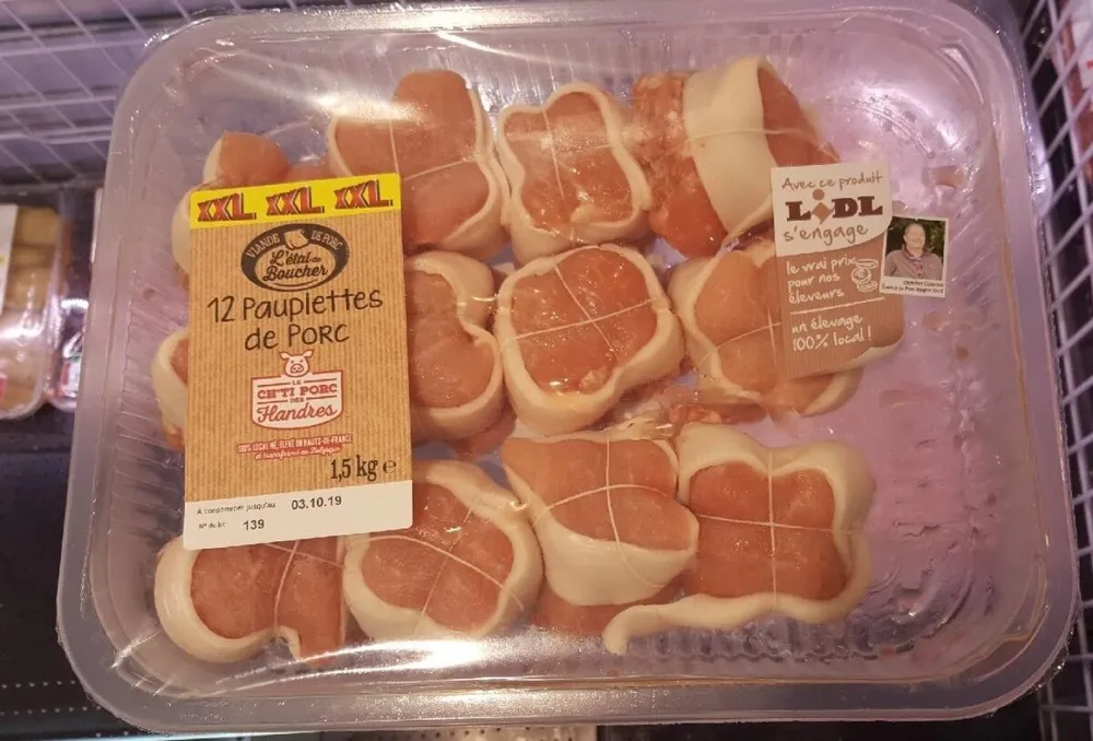 12 paupiettes de porc XXL