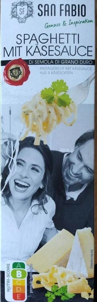 Spaghetti mit Käsesauce