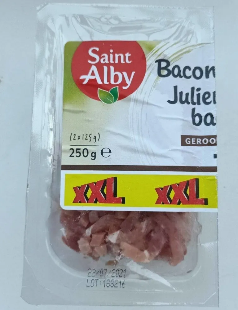 Julienne de bacon