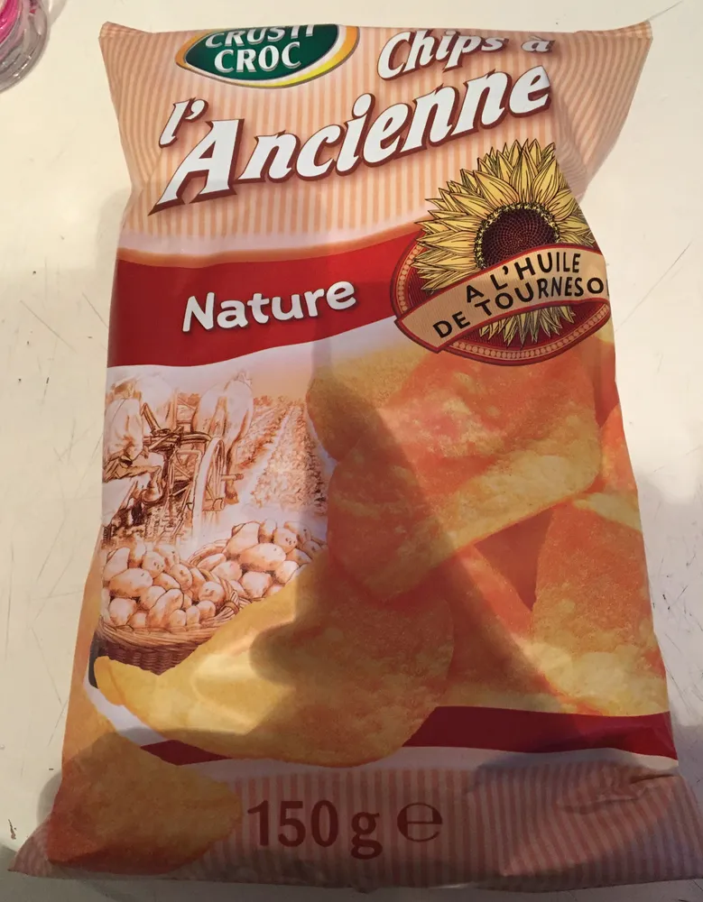 Chips à l'ancienne nature