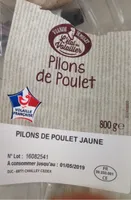 Pilons de poulet jaune
