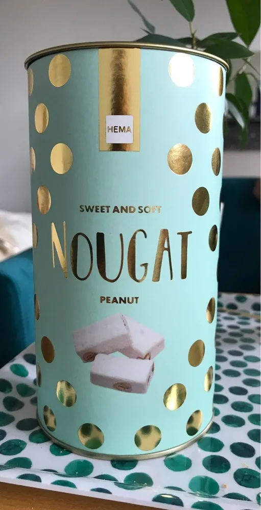 Sweet and soft Nougat peanut