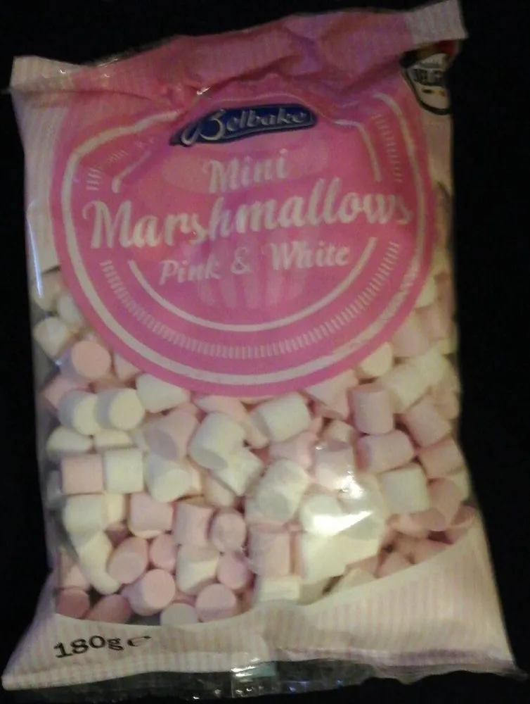 Mini marshmallows pink e white