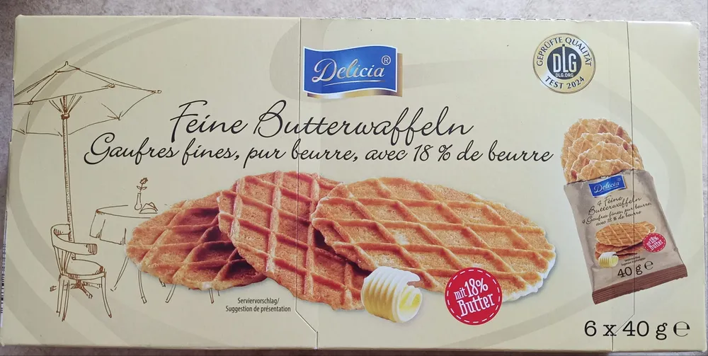 feine Butter-Waffeln
