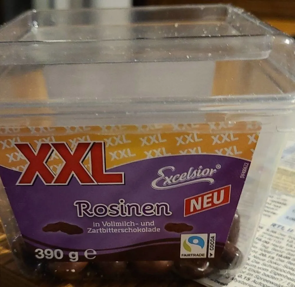 Rosinen in Schokolade