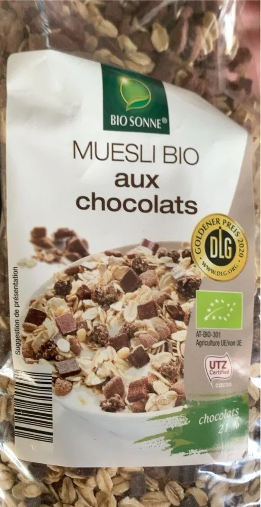 Muesli bio aux chocolats