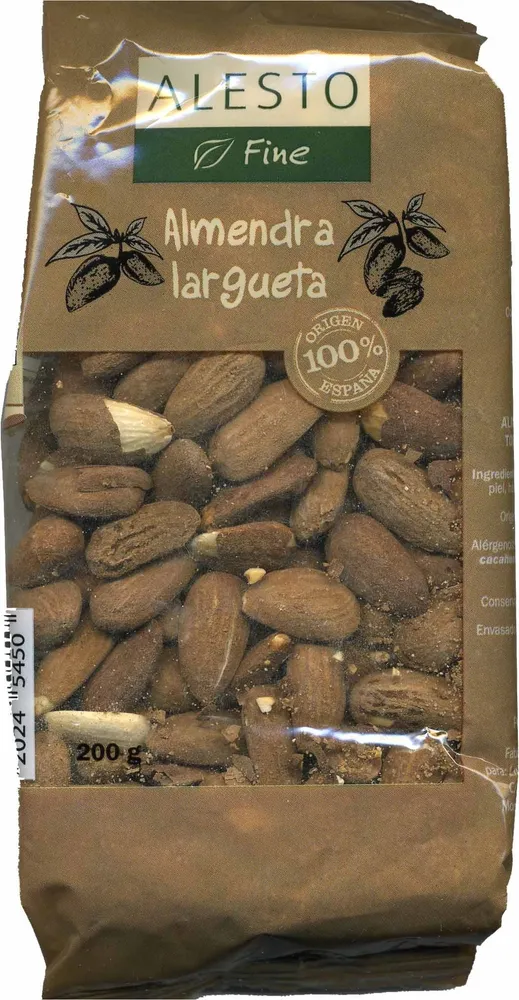 Almendras tostadas con sal Variedad Largueta