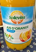 Jus d'orange sans pulpe